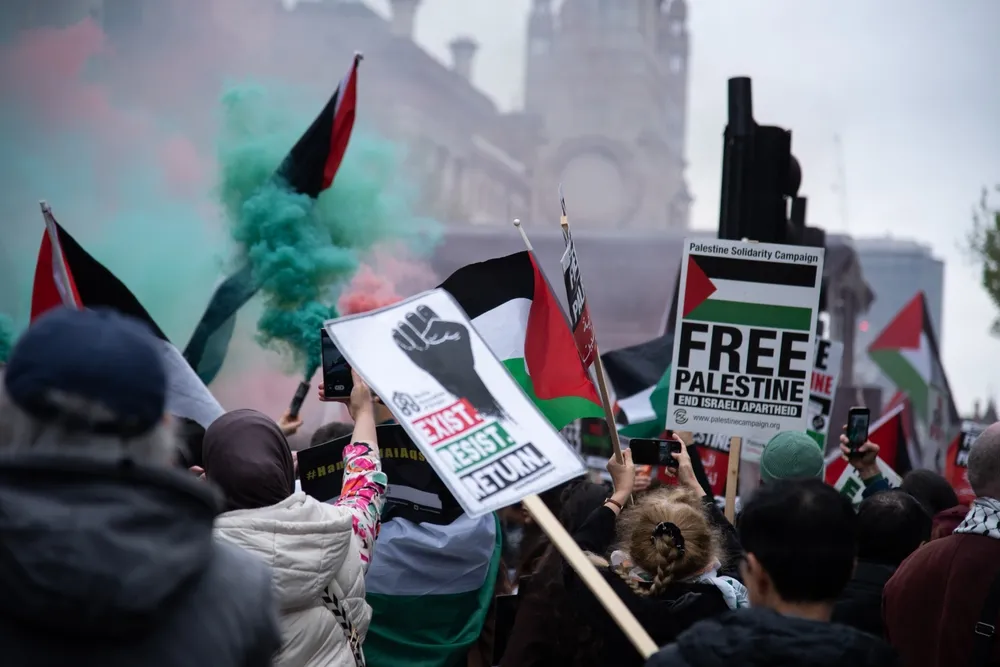 Będzie demonstracja propalestyńska w Warszawie? Jest odpowiedź prezydenta
