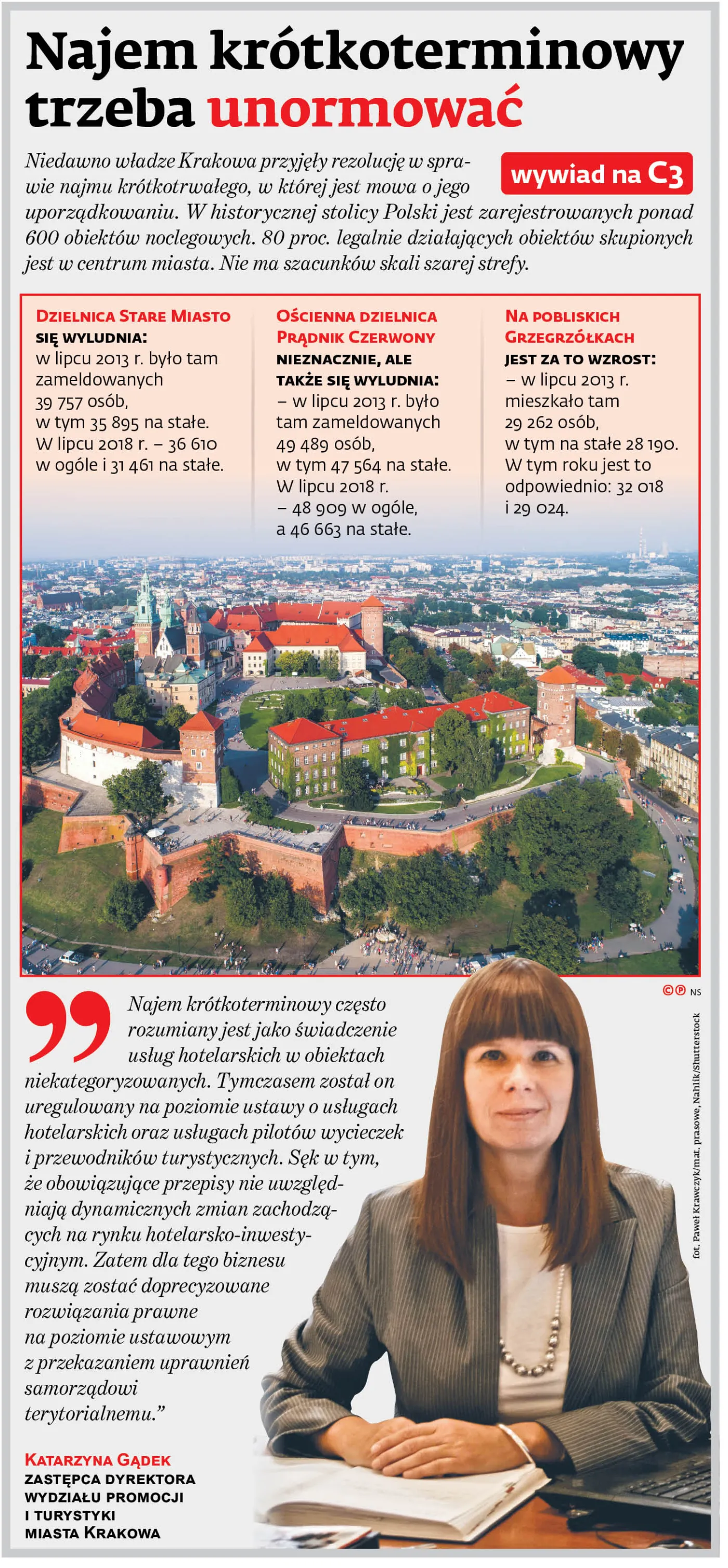 Najem krótkoterminowy trzeba unormować