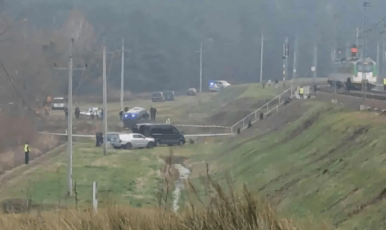 Detonacja na torach pod Garwolinem? Maszynista zatrzymał pociąg w ostatniej chwili