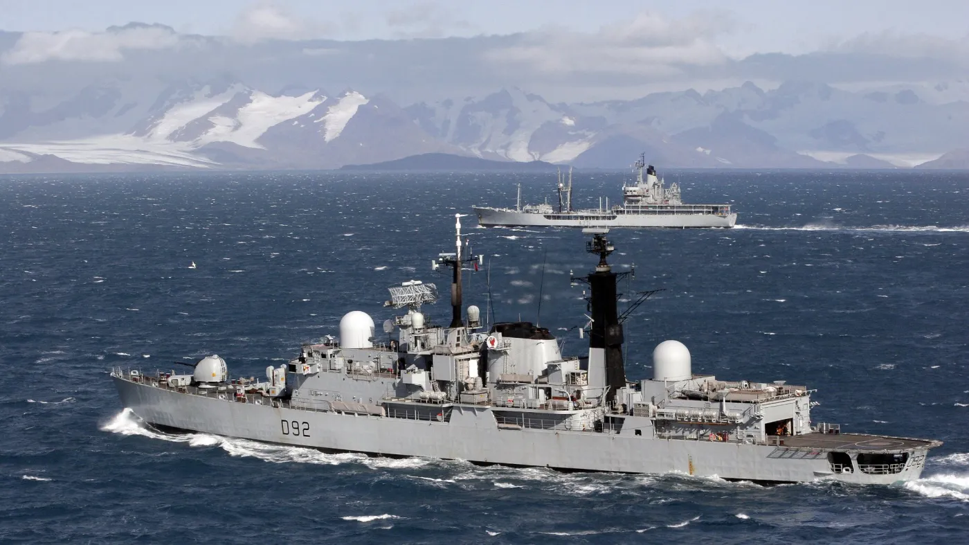 Falklandy - HMS Liverpool