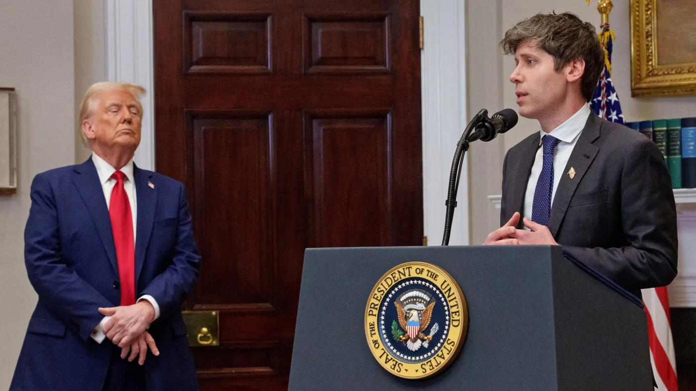 Donald Trump i Sam Altman