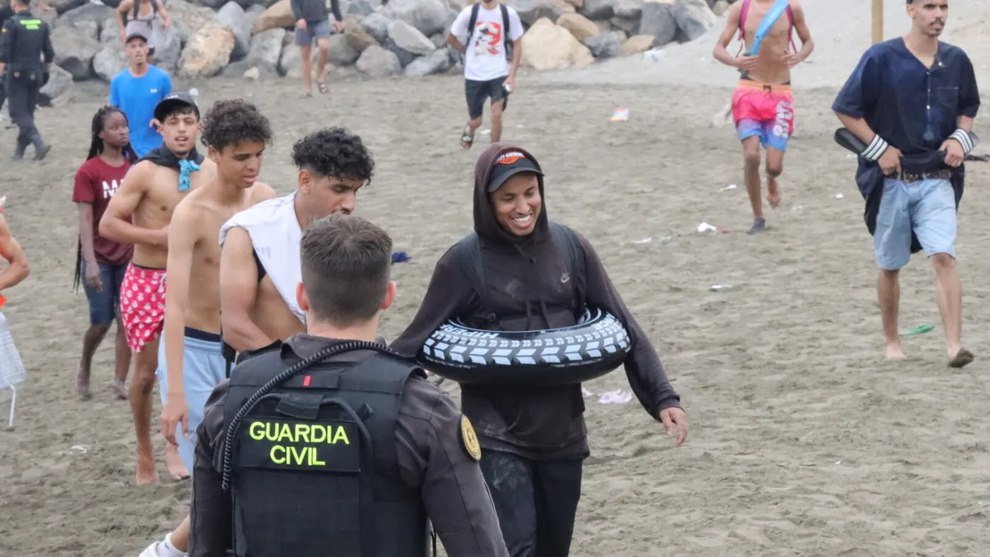 Thousands of migrants enter Spanish enclaves in North Africa