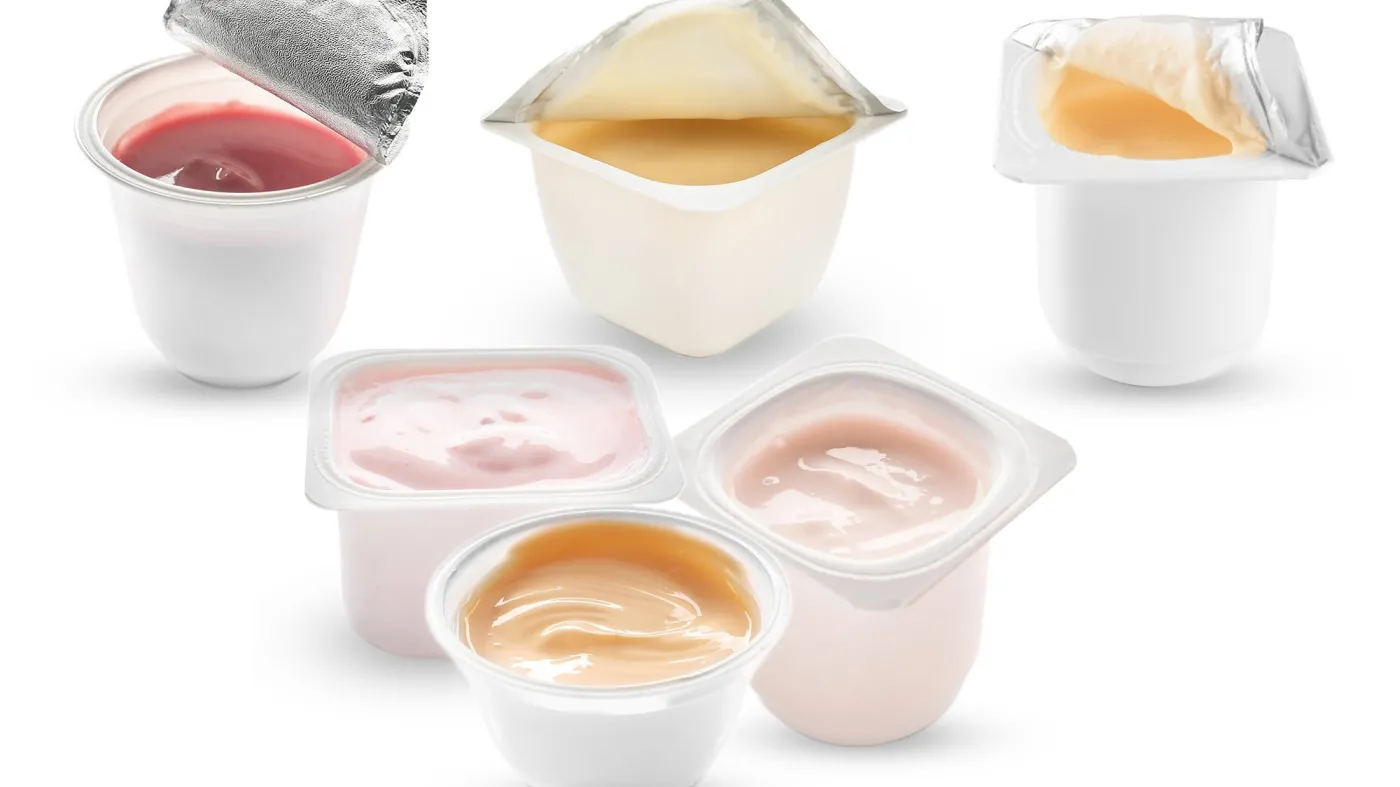 Opakowania, jogurt, plastik