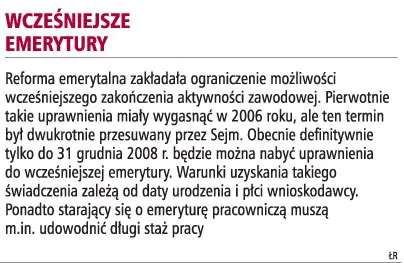 "Nie ma żadnego powodu do ucieczki na emeryturę"