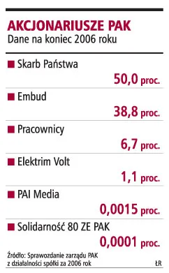 Enea złożyła ofertę na akcje PAK