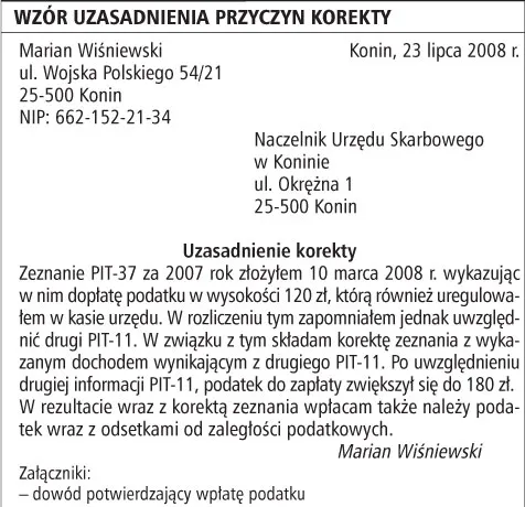 Jak poprawić zeznanie, gdy dziś odnajdziemy dodatkowy PIT-11