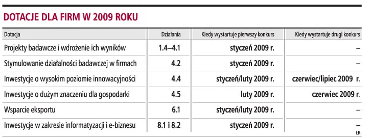 Kolejne dotacje dla firm będą dostępne w styczniu