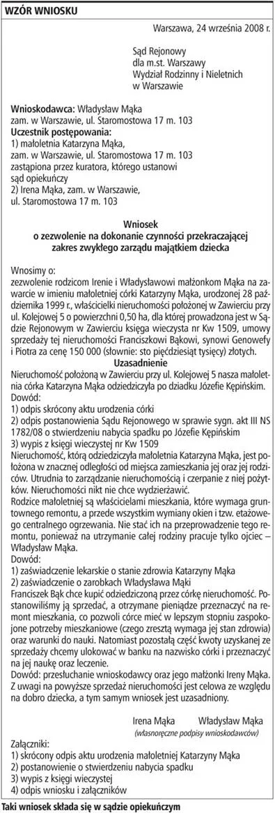 W jaki sposób rodzice mogą zarządzać majątkiem dziecka