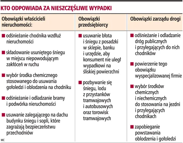 Kto odpowiada za nieszczęśliwe wypadki