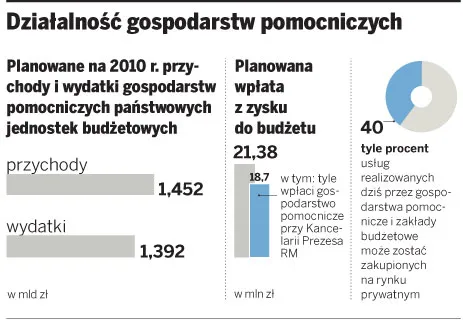 Działalność gospodarstw pomocniczych