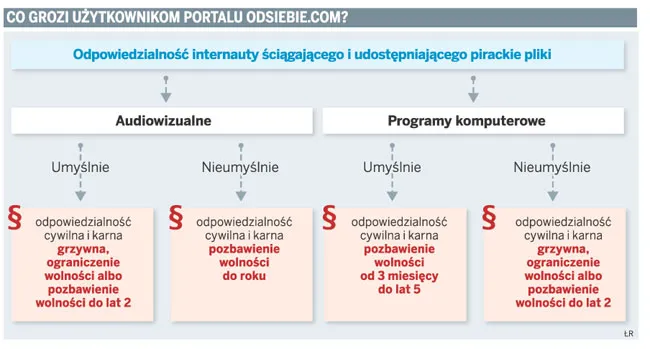 Użytkownicy Odsiebie.com mogą trafić do więzienia