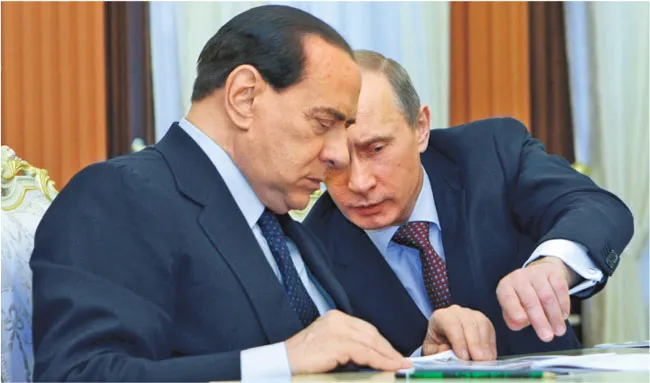 Silvio Berlusconi od lat przyjaźni się z Władimirem Putinem