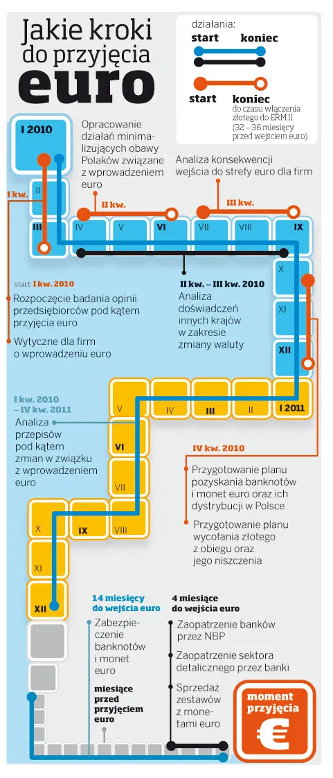 Jakie kroki do przyjęcia euro