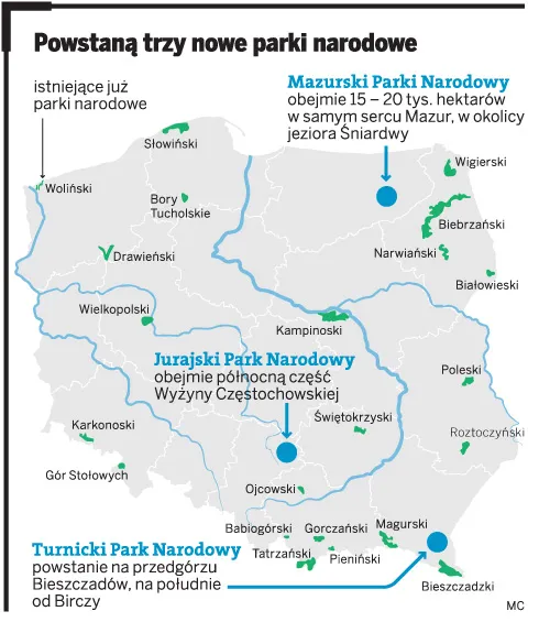 Samorządy nie zablokują rządowi zakładania nowych parków narodowych
