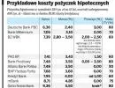 Przykładowe koszty pożyczek hipotetycznych