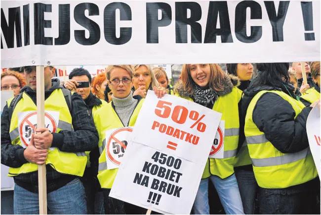 Protest przeciwko planom nałożenia na zakłady bukmacherskie obciążeń podatkowych