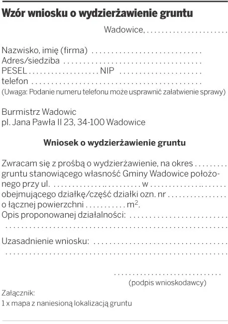 Po upływie okresu dzierżawy wójt może przedłużyć umowę