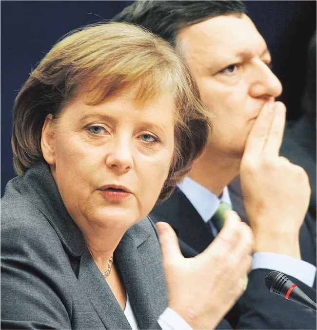 Angela Merkel i Jose Manuel Barroso mają różne wizje uzdrawiania strefy euro
