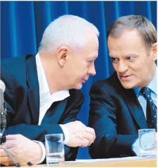 Michał Boni i Donald Tusk