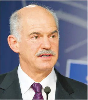 Georgios Papandreu, Grecja