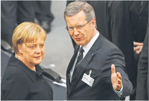 Angela Merkel i Christian Wulff