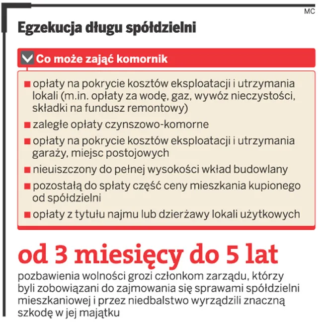 Spółdzielcy płacą komornikowi - czyli walka z długami spółdzielni mieszkaniowej