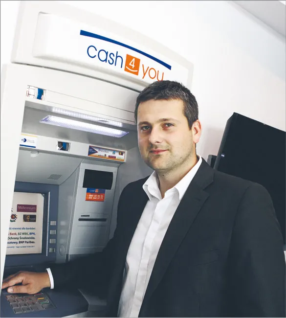 Piotr Kawczyński, dyrektor ds. rozwoju sieci bankomatów w Diebold Poland