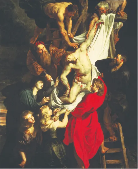 Peter Paul Rubens – Zdjęcie z krzyża. Obraz skradziony w 1973 roku z kościoła w Kaliszu
