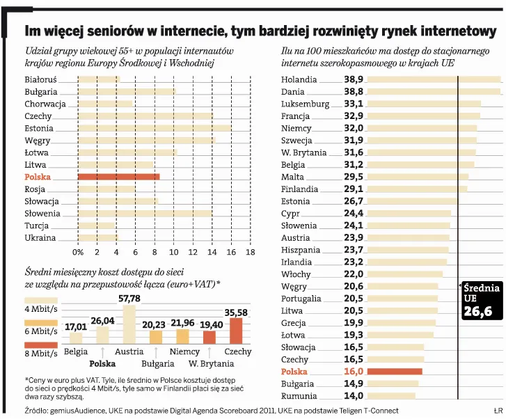 Dostęp do internetu: Wykluczenie wirtualne, straty realne