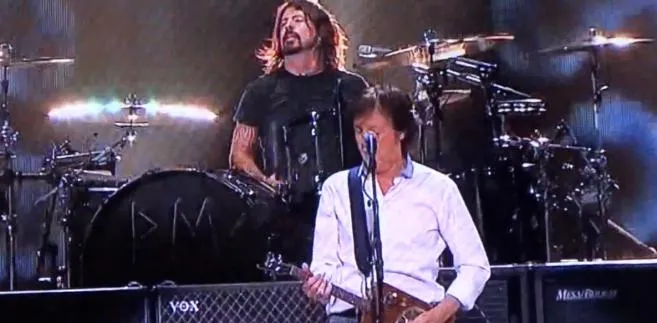 Paul McCartney i muzycy Nirvany