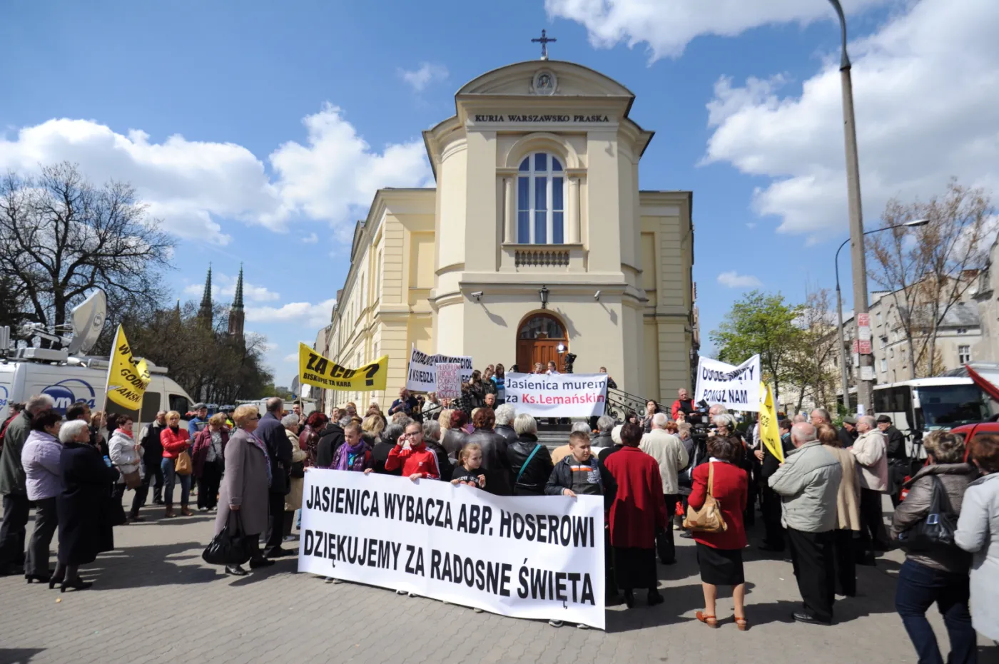 Protest w Jasienicy. Fot. Grzegorz Jakubowski 