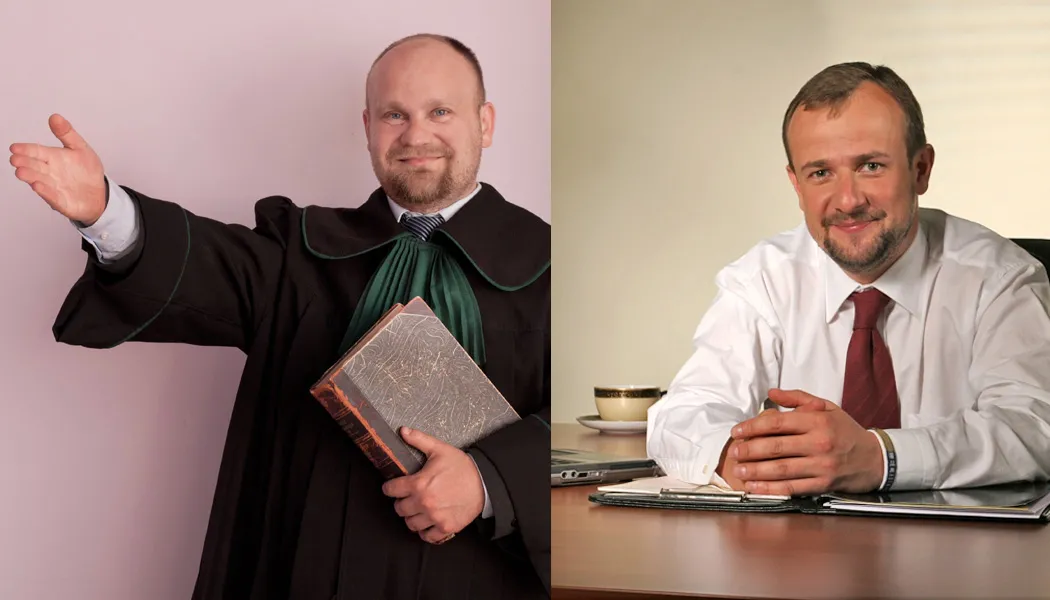 mec. Andrzej Nogal i mec. Paweł Rybiński 
