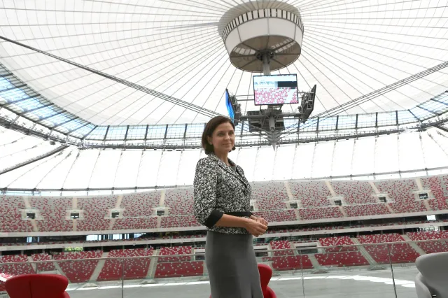 Mucha zadowolona z nowego operatora Stadionu Narodowego: W 2015 roku obiekt zacznie na siebie zarabiać