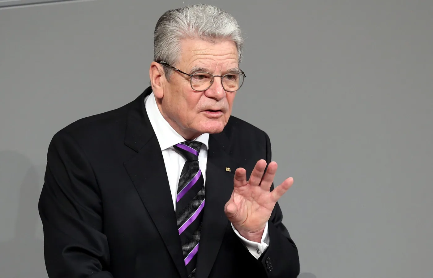 Joachim Gauck w Bundestagu 