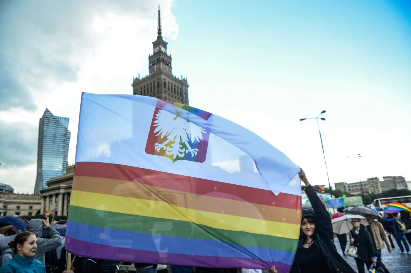 "Równe prawa - wspólna sprawa" - to hasło tegorocznej Parady Równości, (mr) PAP/Jakub Kamiński 