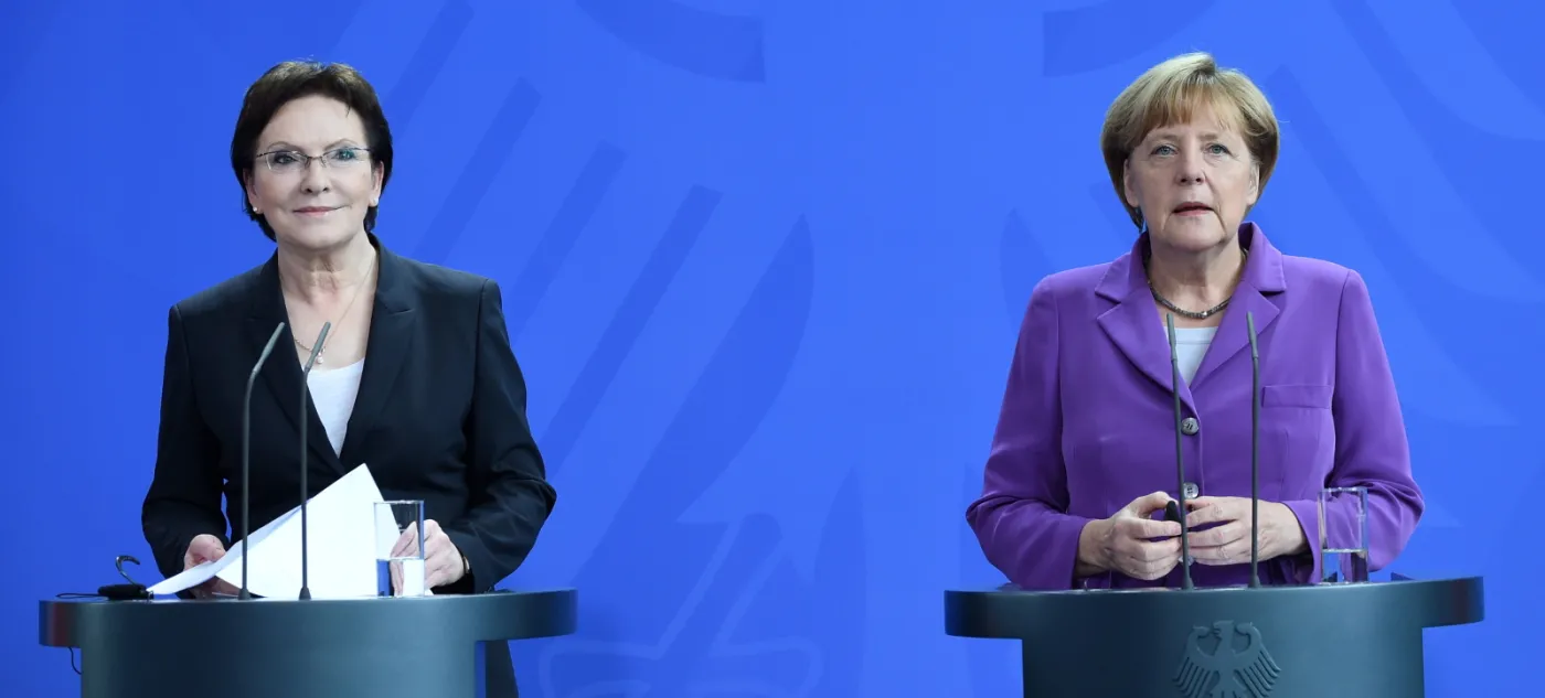 Merkel i Kopacz spotkanie