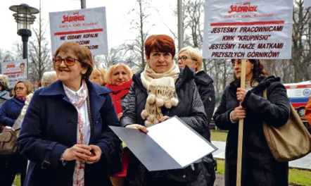 Górnictwo: Córki i żony bronią kopalni Krupiński