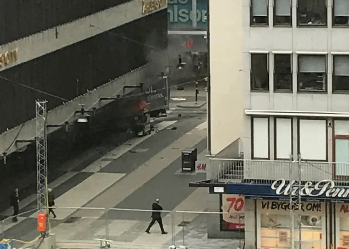 Szwecja: Chaos i panika w centrum Sztokholmu