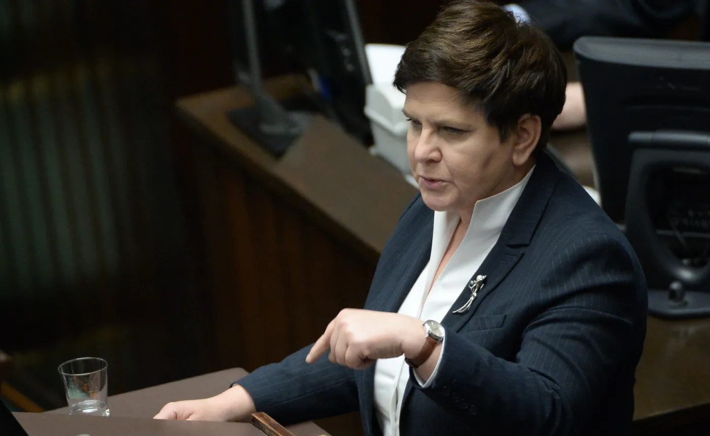 Wicepremier Beata Szydło