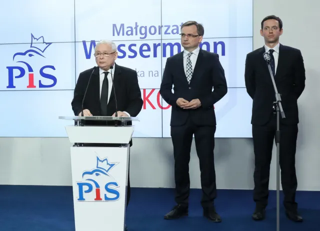 Jaki, Wassermann, Żalek, Płażyński: Kaczyński ogłasza kandydatów Zjednoczonej Prawicy na prezydentów miast
