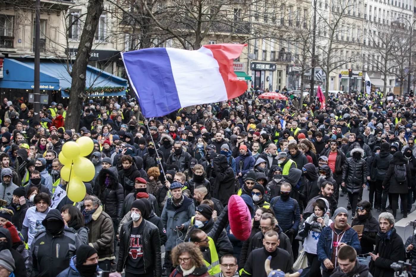 Francja protest Paryż  2