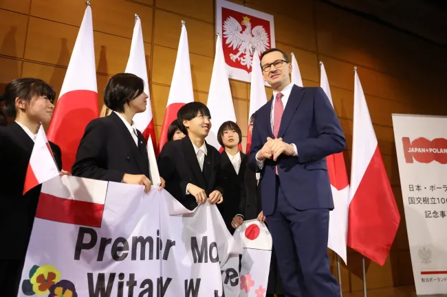 Mateusz Morawiecki w Tokio