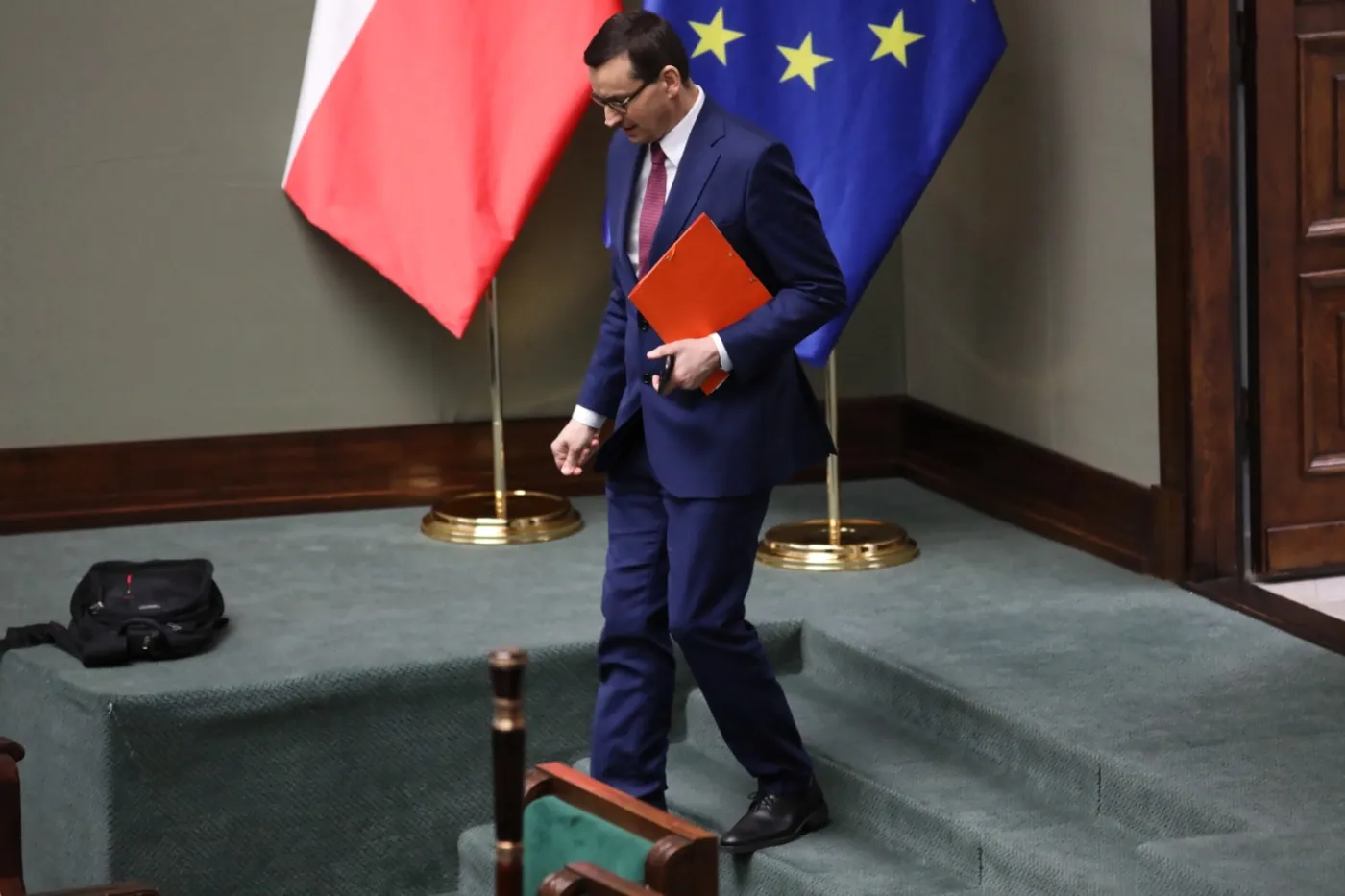 Morawiecki w Senacie: Stoimy wobec wyzwań, wobec których nasi poprzednicy nie stawali