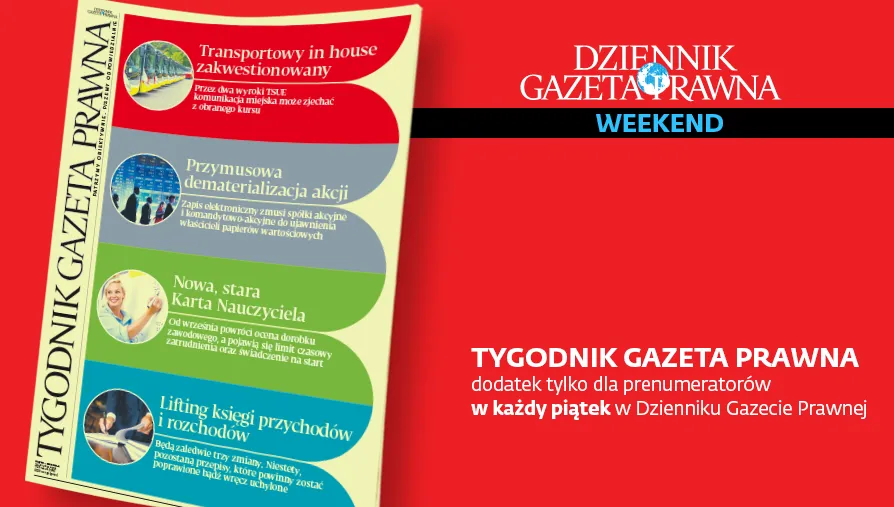 TGP. Tygodnik Gazeta Prawna. 19 lipca 2019