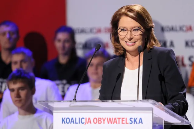 Kidawa-Błońska na konwencji KO: Trzeba podnosić płace, ale nie kosztem średnio zarabiających
