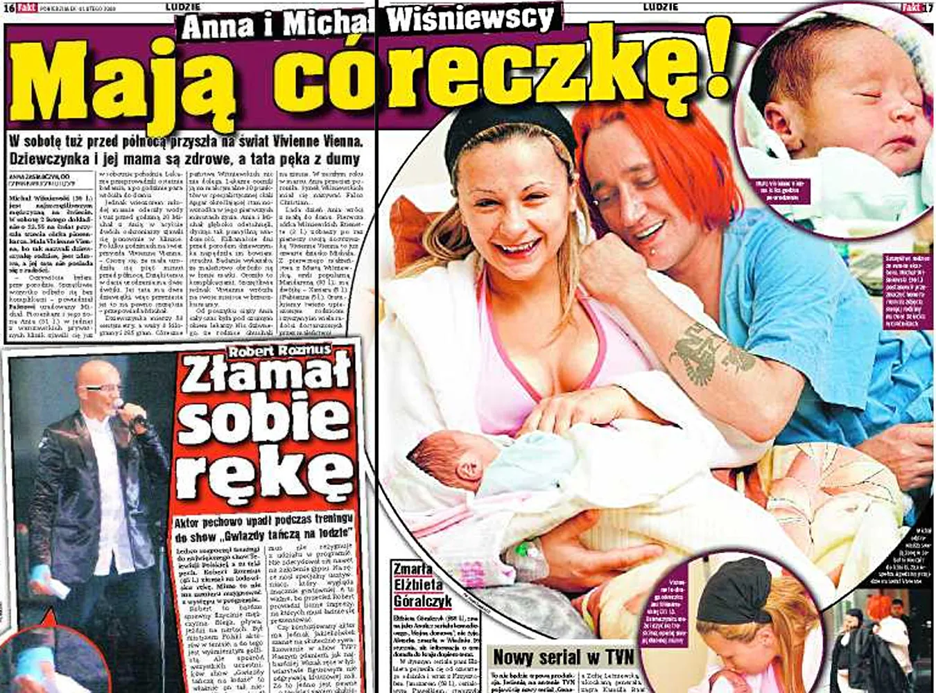 Kolejna córka Wiśniewskiego: Vivienne Vienna