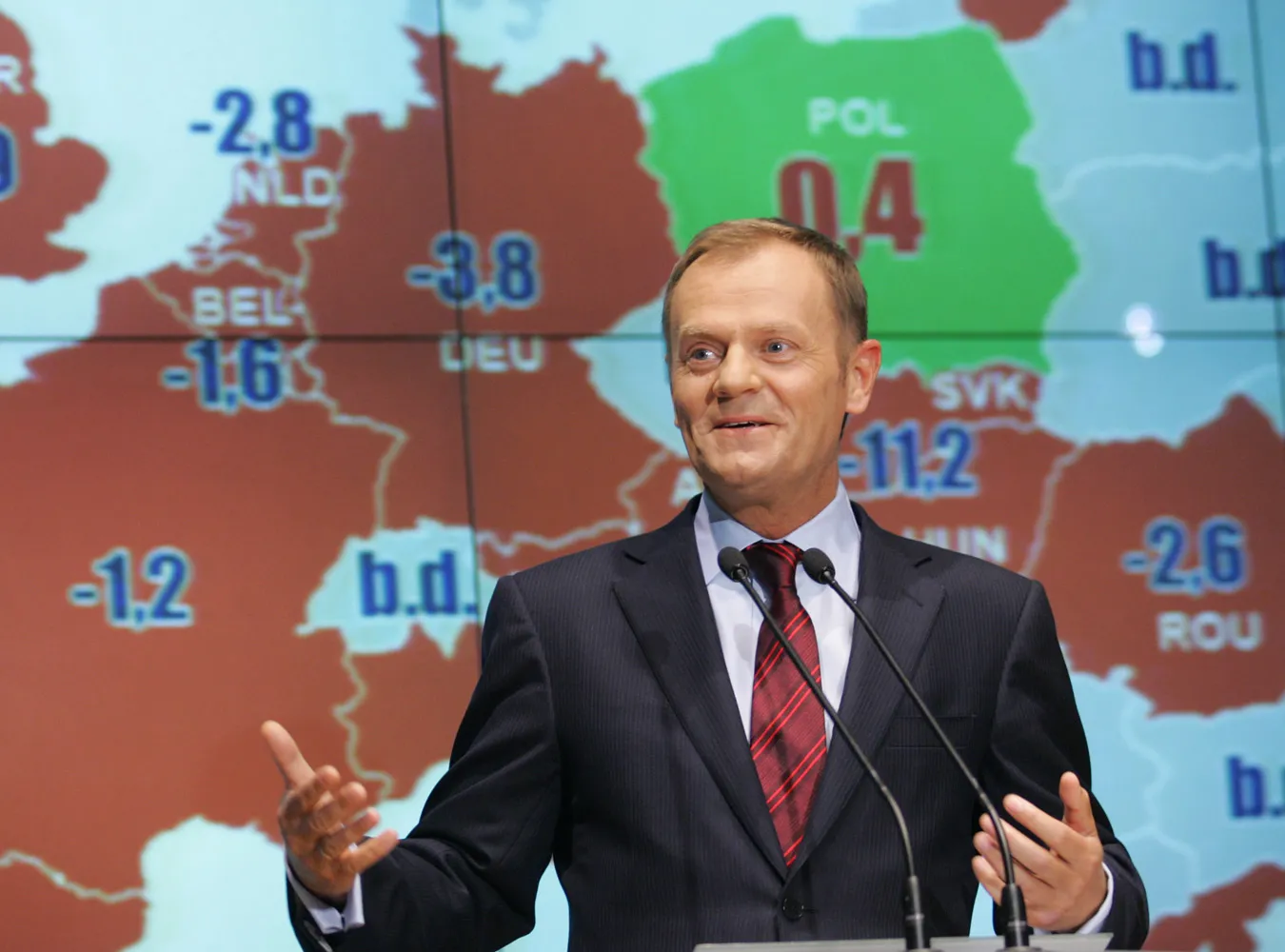 Tusk się cieszy Jesteśmy na plusie
