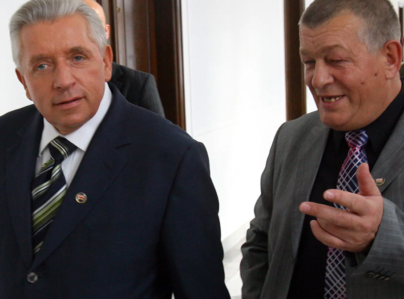 Andrzej Lepper i Stanisław Łyżwiński-bohaterowie seksafery w Samoobronie