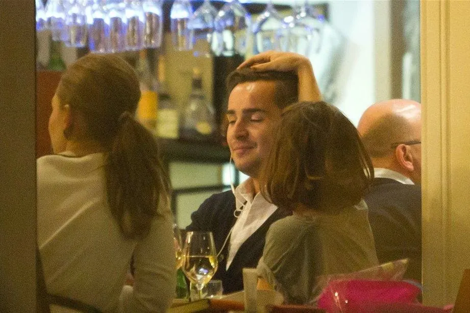 Edyta w restauracji