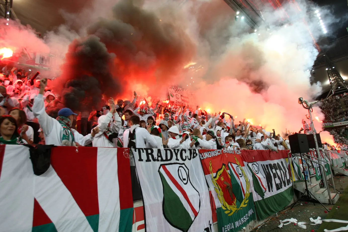 Wojewoda mazowiecki ukarał Legię Warszawa. Zamknął część "Żylety"